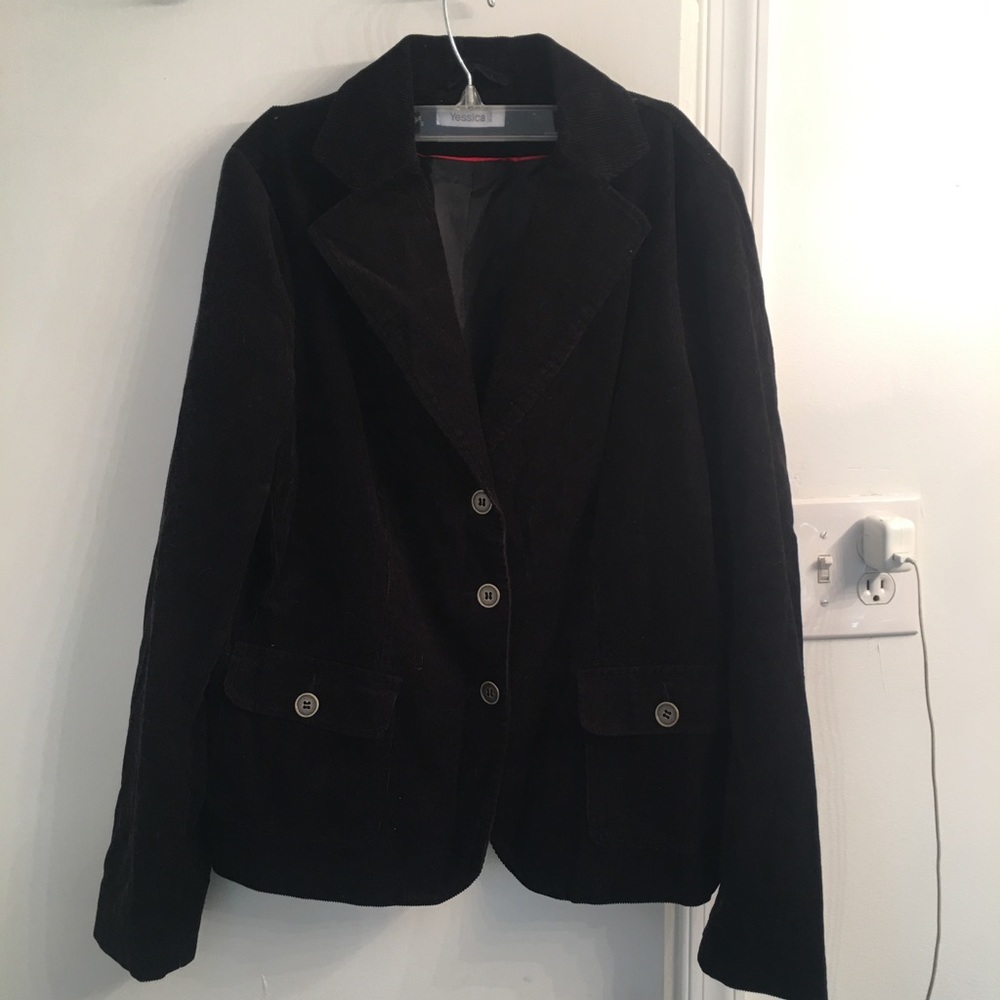 Black corduroy blazer from Germany